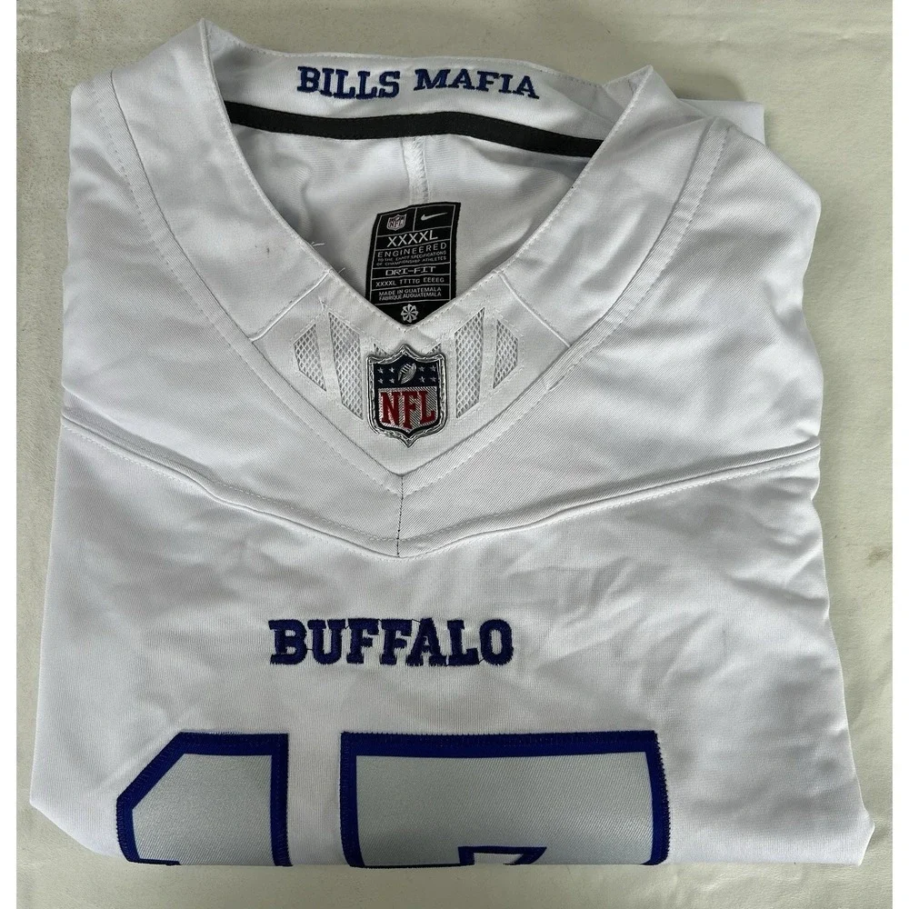Nike Dri Fit NFL Buffalo Bills Josh Allen #17 Vapor Rivalries Jersey Adult 4XL - Picture 16 of 16